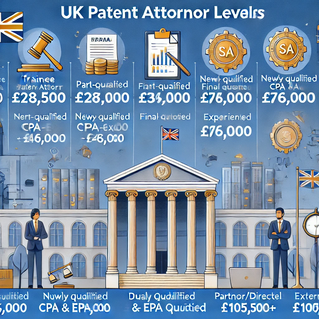 Patent Attorney Salary in the UK