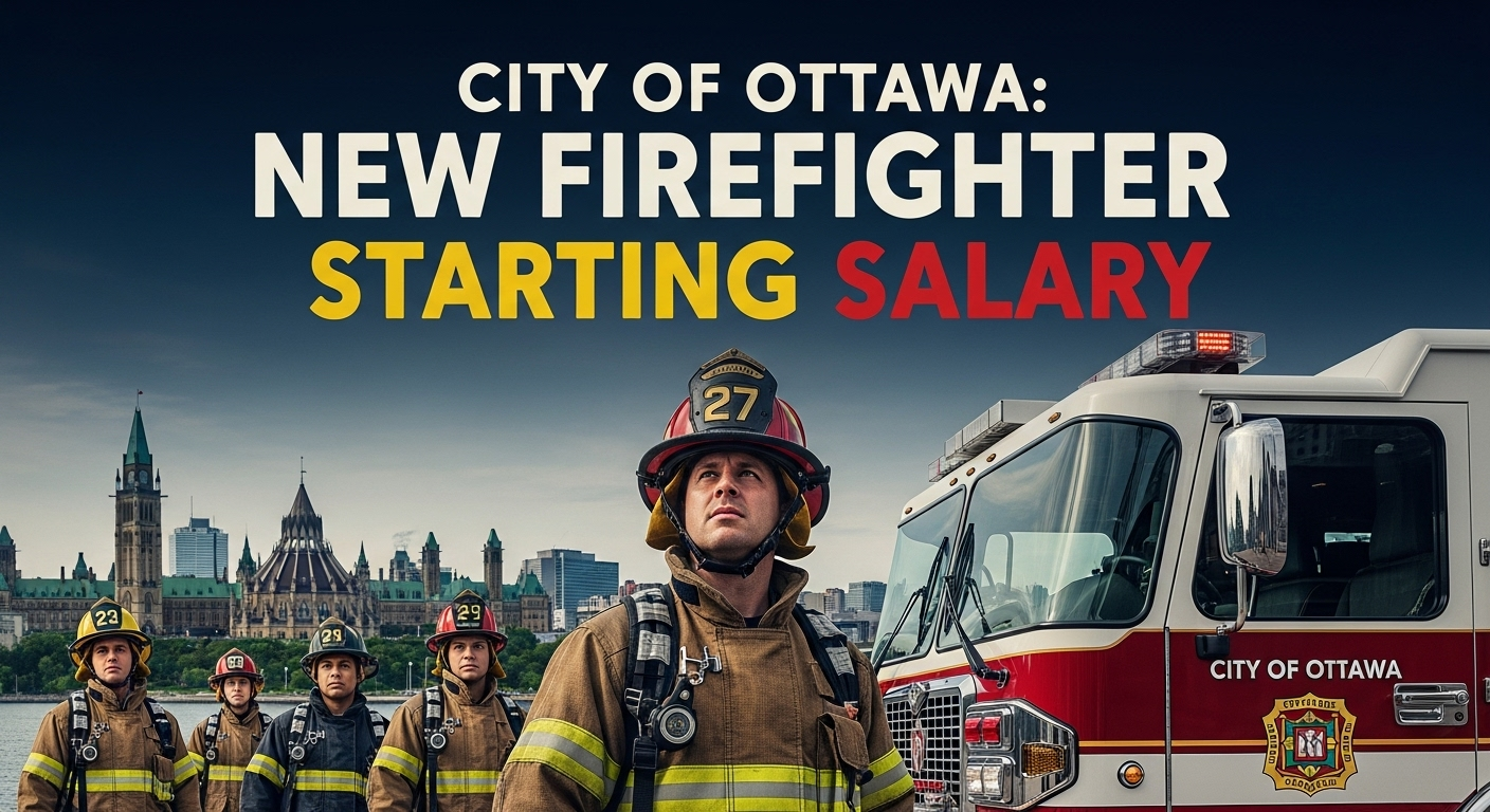 City of Ottawa New Firefighter Starting Salary
