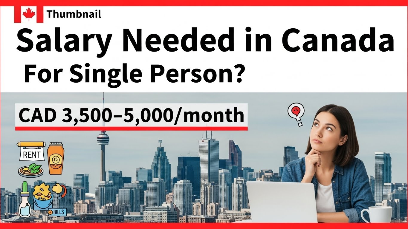 How Much Monthly Salary is Good Enough for a Single Person in Canada?