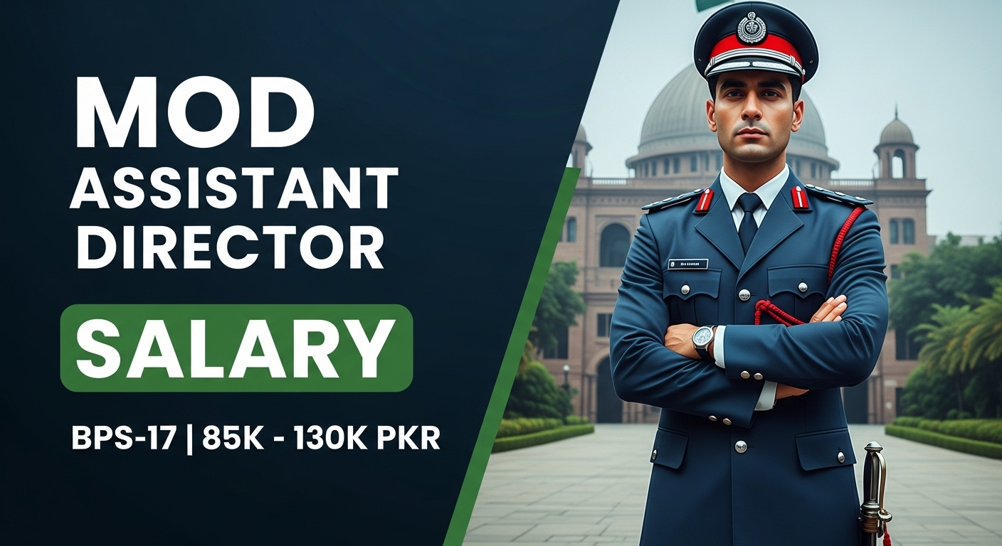 Assistant Director Ministry of Defence Salary in Pakistan