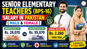Senior Elementary Teachers (BPS-16) Salary in Pakistan
