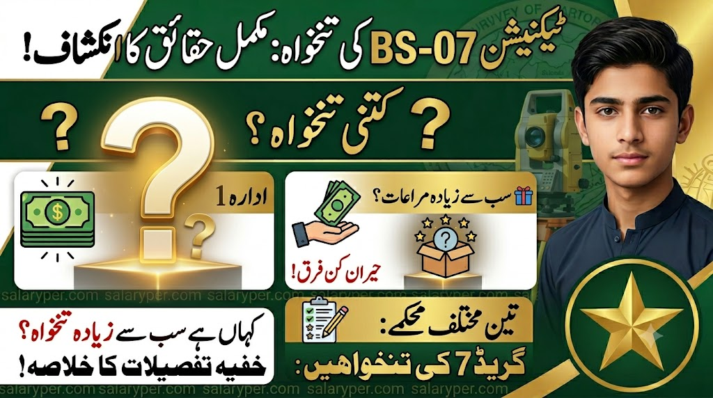 Technician BS-07 Salary per Month in Pakistan